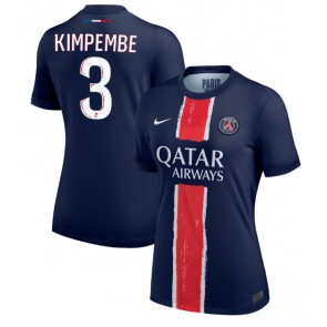 Paris Saint-Germain Presnel Kimpembe #3 Hjemmebanetrøje Dame 2024-25 Kort ærmer